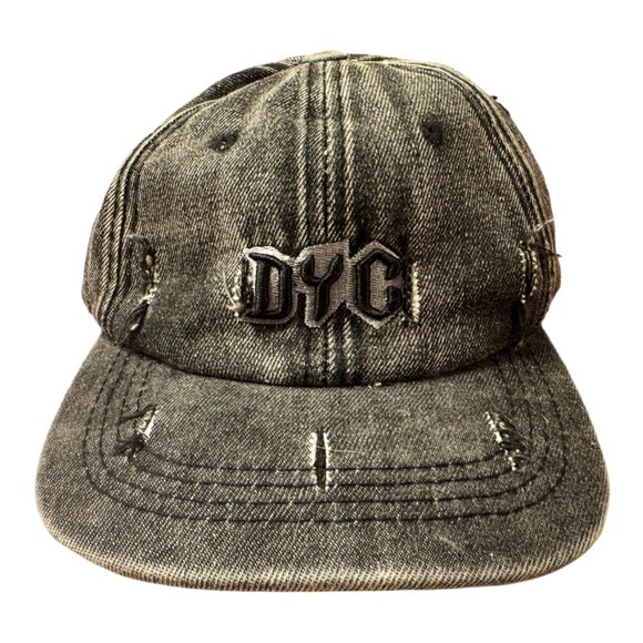 DYC Other - DYC Distressed Denim Baseball Cap – Adjustable Strapback Hat